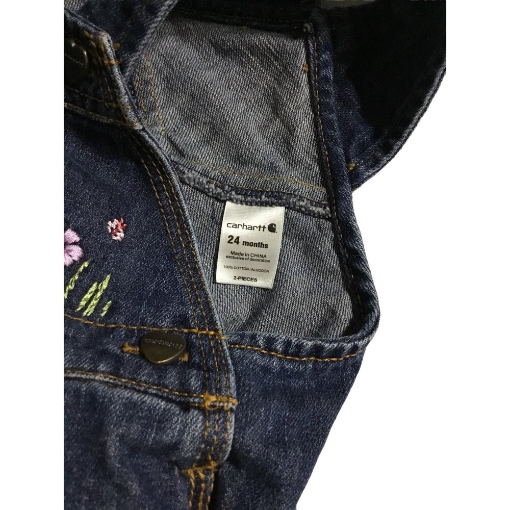 Carhartt infant Overalls Size 24 Months - Picture 5 of 5